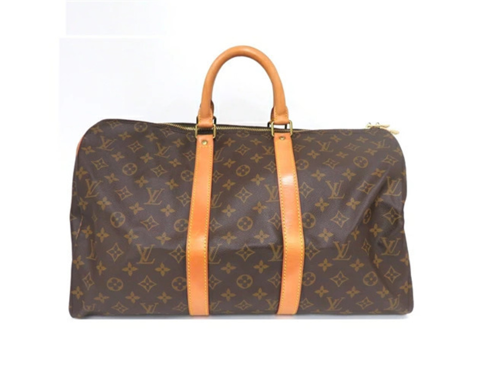 LOUIS VUITTON Keepall Boston Bag Monogram
